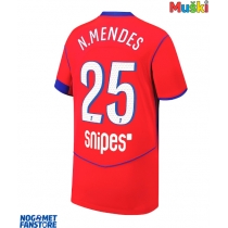 Paris Saint-Germain Nuno Mendes #25 Rezervni Dres 2025-26 Kratak Rukav